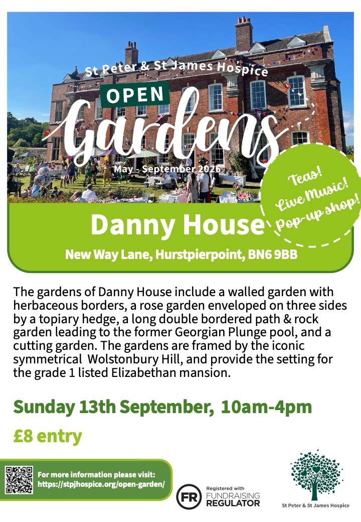 Danny House Open Garden 2026 Poster